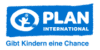 Logo Hilfsorganisation Plan International, unterstützt durch Schröter GmbH