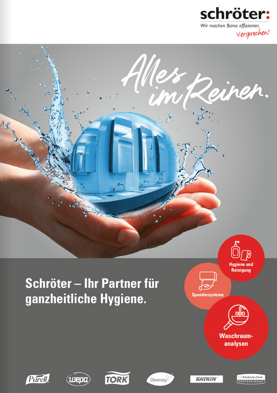 Schröter GmbH: Ganzheitliche C-Artikel-Beschaffung und Hygiene-Lösungen für effiziente Büroprozesse.