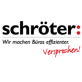 Logo der Schröter GmbH, ein Unternehmen für C-Artikel-Beschaffungslösungen und E-Procurement. Slogan: Versprochen!